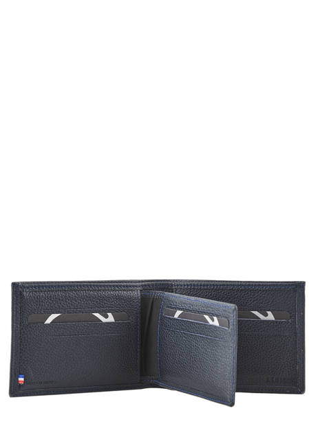 Portefeuille Madras Leder Etrier Blauw madras EMAD440 ander zicht 3